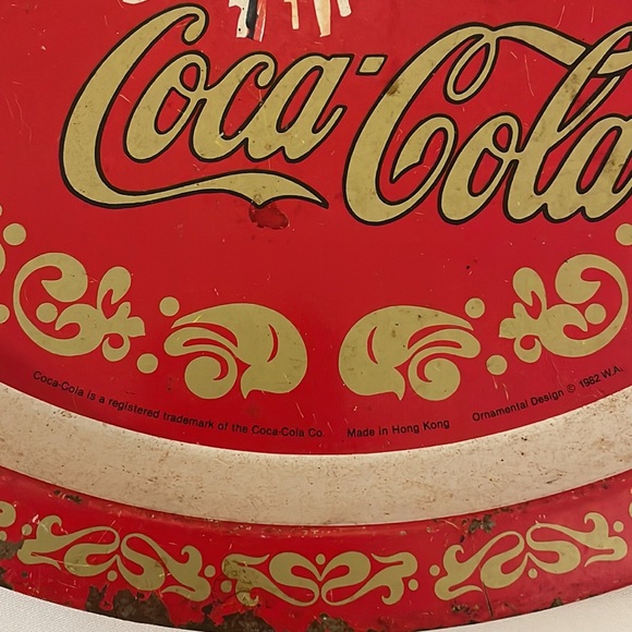 Vintage 1982   Coca-Cola tray made in Hong Kong - Picture 8 of 8